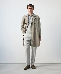 Mango Men's Regular-Fit Trench Coat