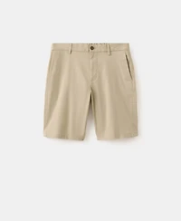 Mango Men's Slim-Fit Chino Cotton 10.12" Bermuda Shorts