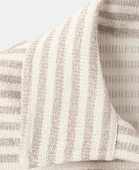 Mango Men's Regular-Fit Textured Striped Polo