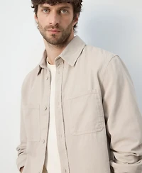 Mango Men's Pockets Overshirt