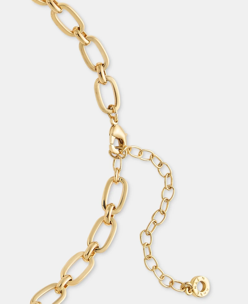 Anne Klein Stone Beaded Statement Necklace, 16" + 3" extender