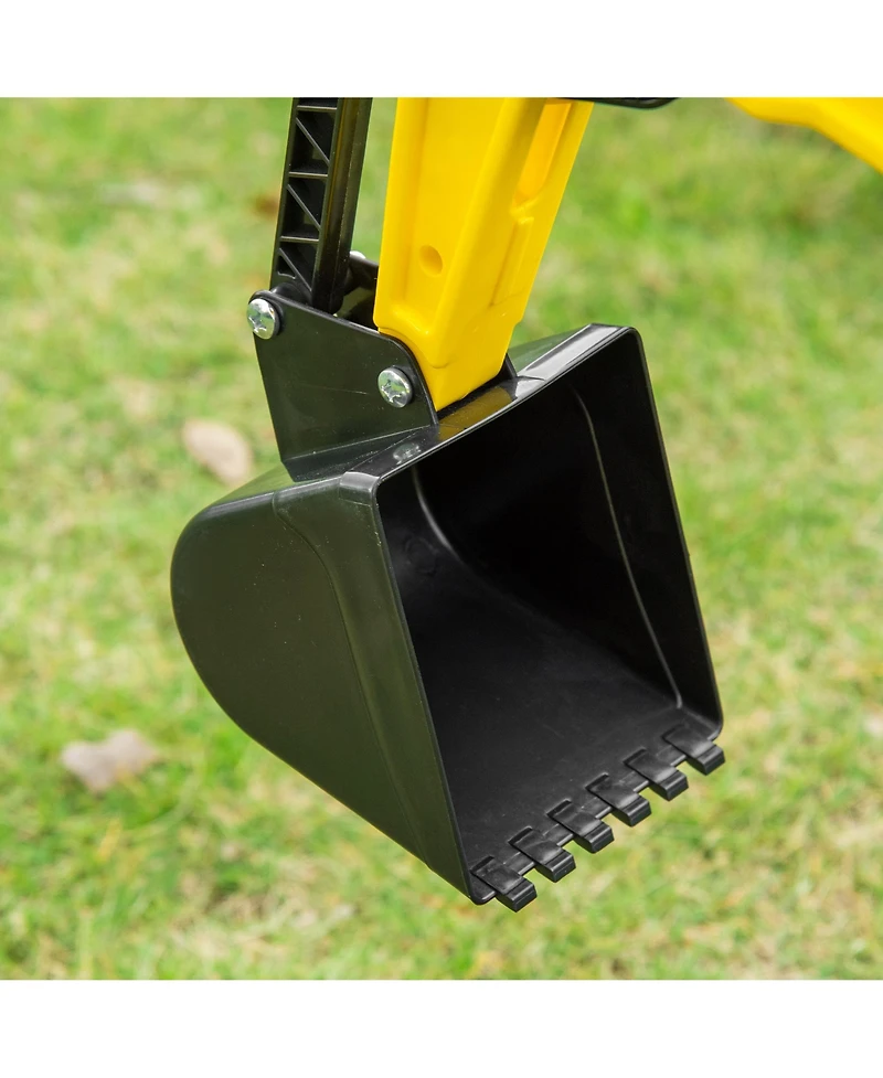 Aosom Kids Ride-On Construction with Horn for Kids & Toddlers 3+,