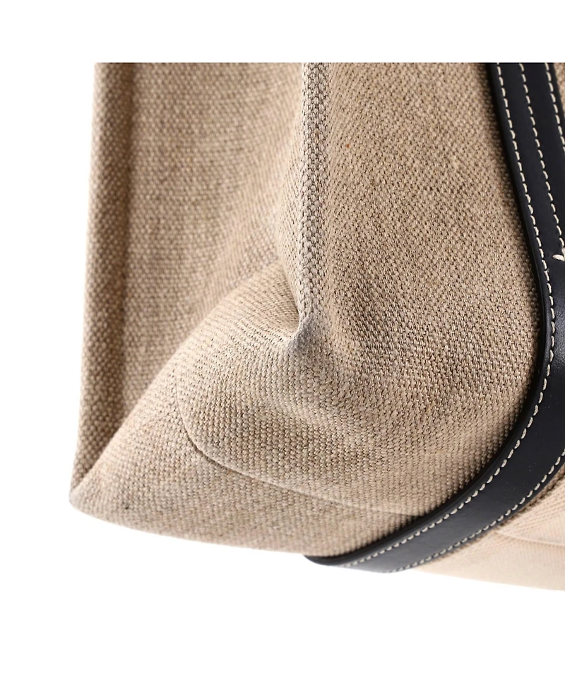 Pre-Owned Chloe Medium Woody Tote Canvas with Leather