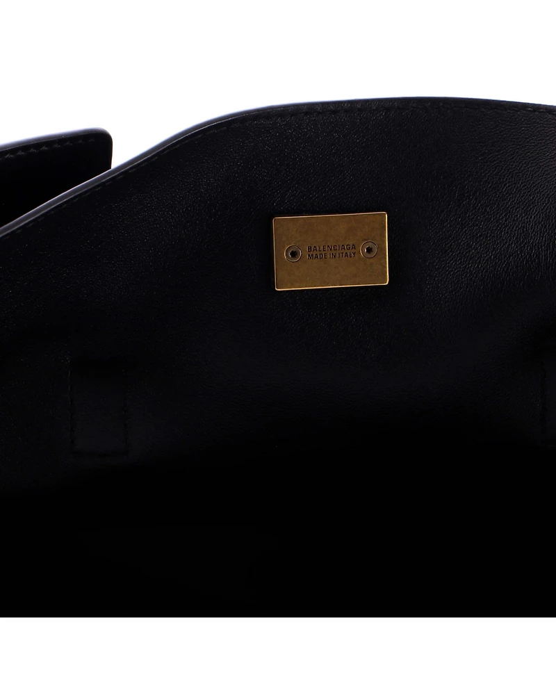 Pre-Owned Balenciaga Medium Bel Air Carry All Bag Leather