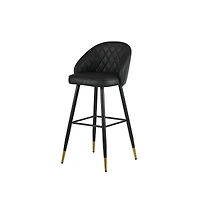 New Classic Furniture Oliver Faux Leather Bar Chair (Set of