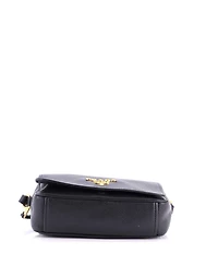 Pre-Owned Prada Small Flap Zip Crossbody Bag Vitello Phenix