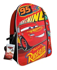 Disney Cars Lightning Mcqueen 16" School Backpack for Kids, with a front Pocket