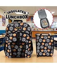 Dragon Ball Z All-Over Print 16" Kids Backpack and Lunch Box Set For School And Travel