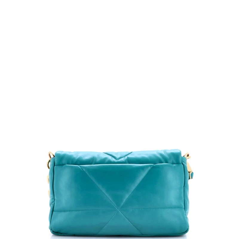 Pre-Owned Prada Padded Shoulder Bag Quilted Nappa Leather