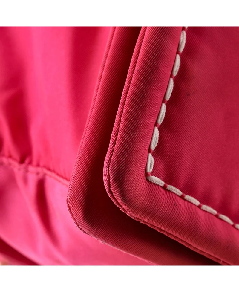 Pre-Owned Prada Medium Padded Chain Flap Bag Tessuto