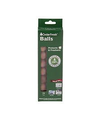 Household Essentials Cedar Fresh Cedar Balls with Fresh Cedar Scent, Solid Redwood Cedar