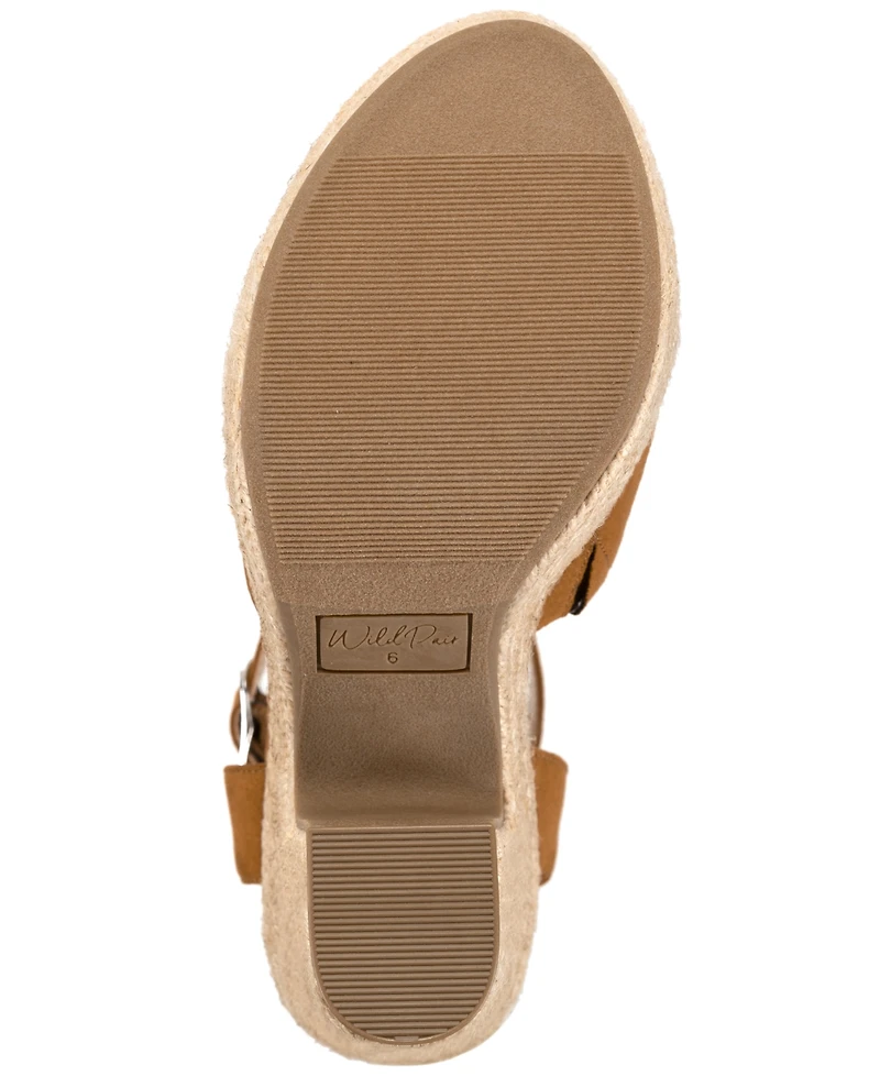 Wild Pair Women's Victoire Espadrille Block Heel Dress Sandals, Macy's Exclusive