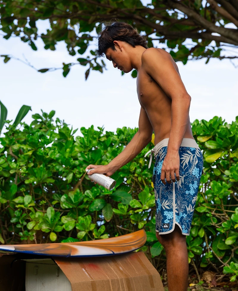 Quiksilver Men's Jetty Bloom Printed Swim Shorts