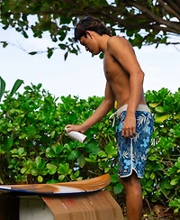 Quiksilver Men's Jetty Bloom Printed Swim Shorts