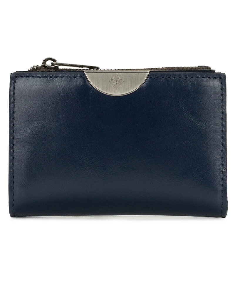 Patricia Nash Busalla Leather Bifold Zipper Wallet
