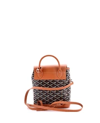 Pre-Owned Goyard Mini Alpin Backpack Coated Canvas