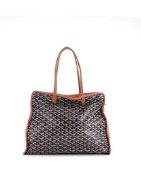 Pre-Owned Goyard Pm Hardy Pet Carrier Coated Canvas
