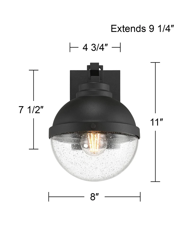 Possini Euro Design Sargasso High Modern Outdoor Wall Light Fixture Mount Porch Weatherproof Sand Marine Grade Finish