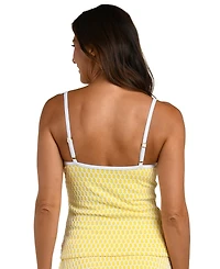La Blanca Women's Prep & Paddle Scoop Neck Underwire Tankini Top