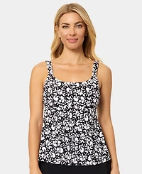 Island Escape Women's Laguna Scoop Neck Tankini Top