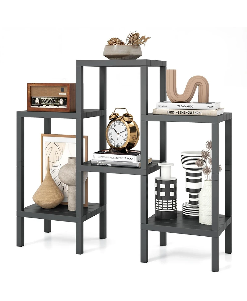 Gouun 6-Tier Modular Plastic Storage Shelf