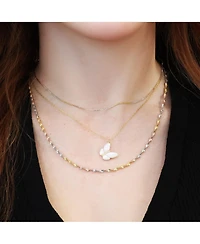 The Lovery Tricolor 14K Gold-Plated Sterling Silver Chain Necklace