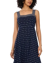 Vince Camuto Women's Rayon Hanky Hem Tank Midi Dress