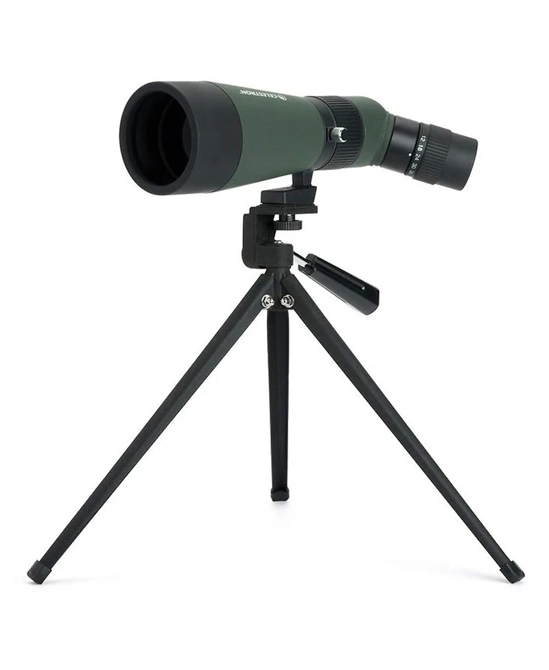 Celestron LandScout Angled Spotting Scope with Table-Top Tripod and Smartphone Adapter
