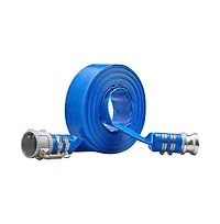 Sugift 2 Inches x 50 Feet Pool Drain Hose, Backwash Hose Clamps Included