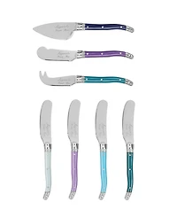 French Home Laguiole Cheese 7-Pc. Knife Spreader Set