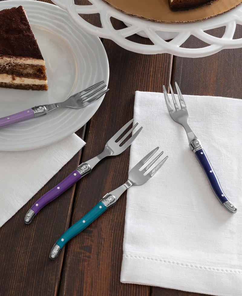 French Home Laguiole Cake Forks, Set of 4
