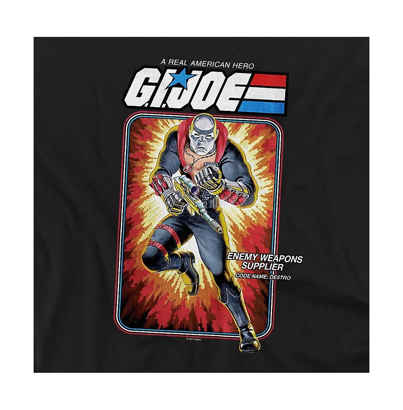 Hasbro+ Men's + G.i. Joe Destro Card T-Shirt