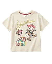 Disney Baby Girls' Toy Story Short-Sleeve T-Shirt and Shorts, 2-Piece Set