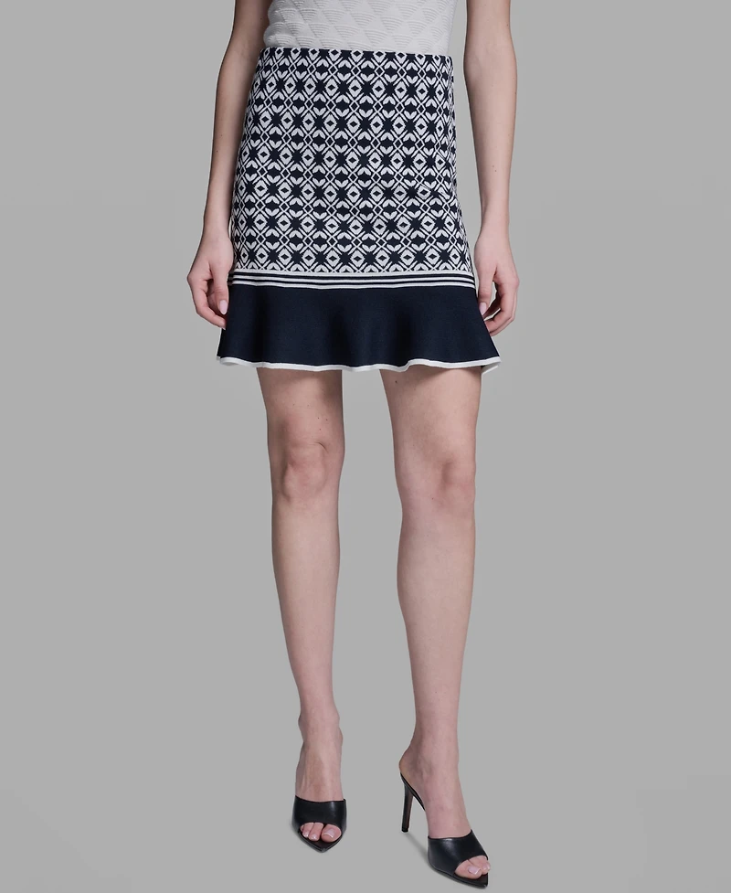 Bcbg Women's Sweater Knit Pull-On Mini Skirt