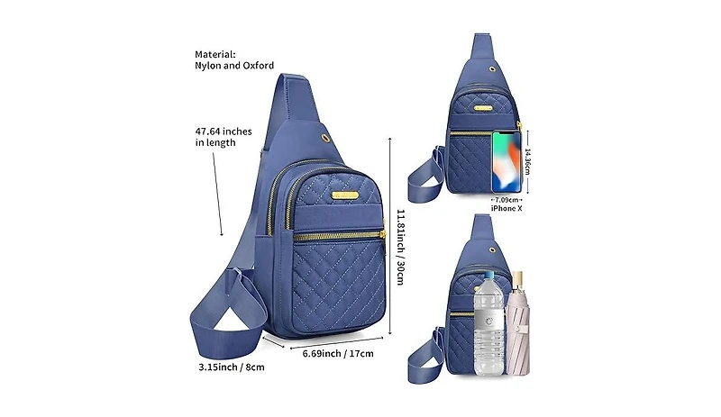 Small Sling Bag For Women Men Casual Crossbody Backpack