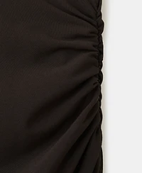 Mango Women's Asymmetrical Cape Dress