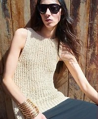 Mango Women's Round-Neck Knitted Top