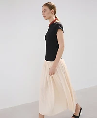 Mango Women's Asymmetrical Flared Dress