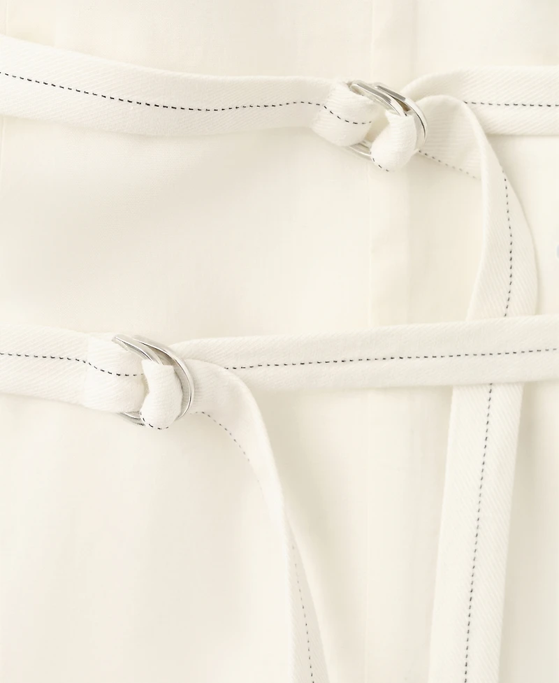 Mango Women's Open-Back Lyocell Top