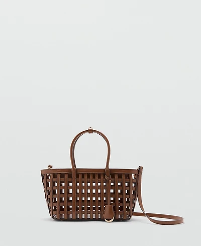 Mango Women's Braided Handbag