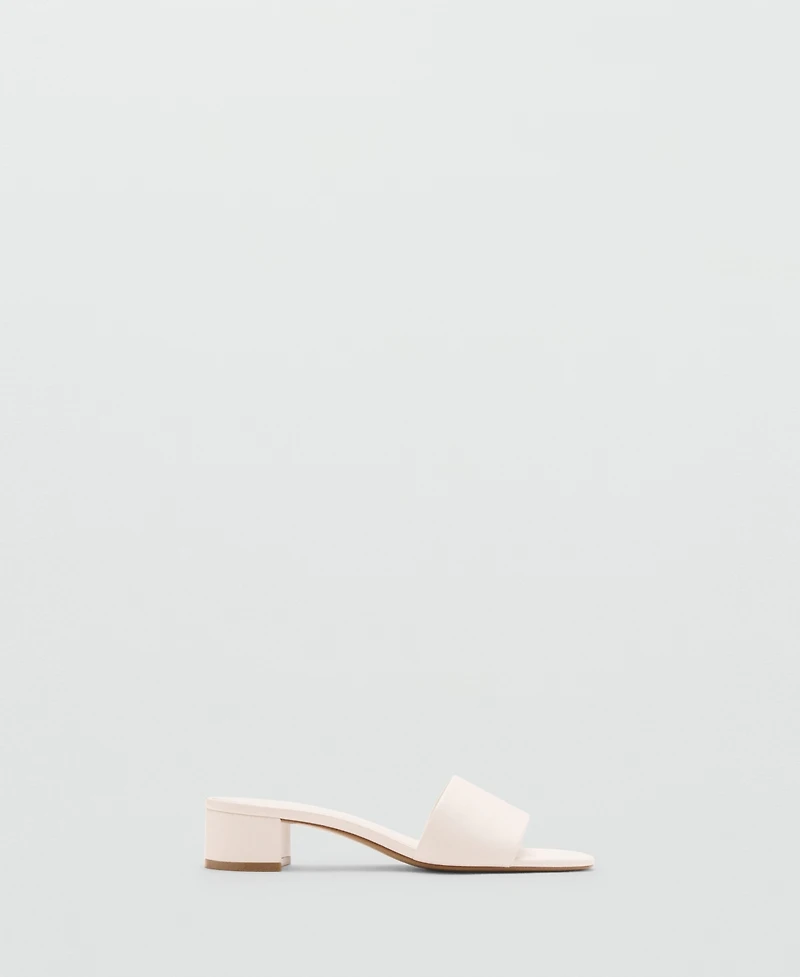 Mango Women's Strap Block-Heel Sandals