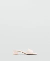 Mango Women's Strap Block-Heel Sandals