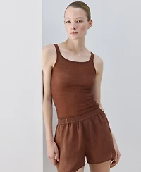Mango Women's Ramie Shorts