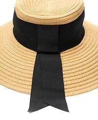 Vince Camuto Downbrim Oversized Ribbon Tie Hat