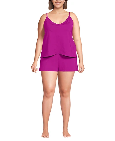 Lands' End Plus Tulip Romper Swimsuit