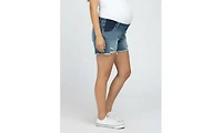 Motherhood Maternity Under the Belly Cut Off Denim Short