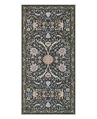 Hunter Abrabella Washable Non Slip Printed Chenille Runner Rug