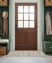 Hunter Florence Washable Non-Slip Printed Chenille Accent Rug