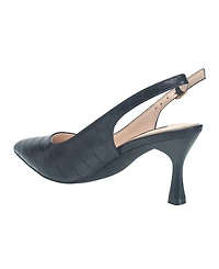French Connection Womens Brenna Croco Heel