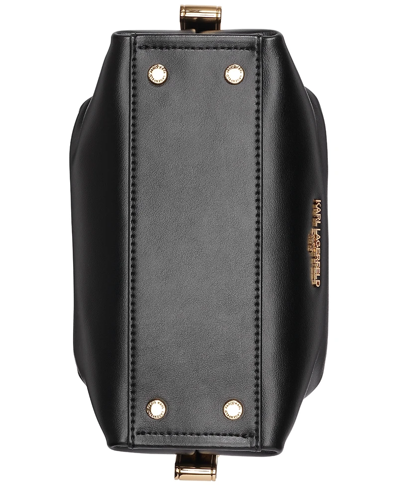 Karl Lagerfeld Paris Charlaine Leather Small Crossbody Handbag